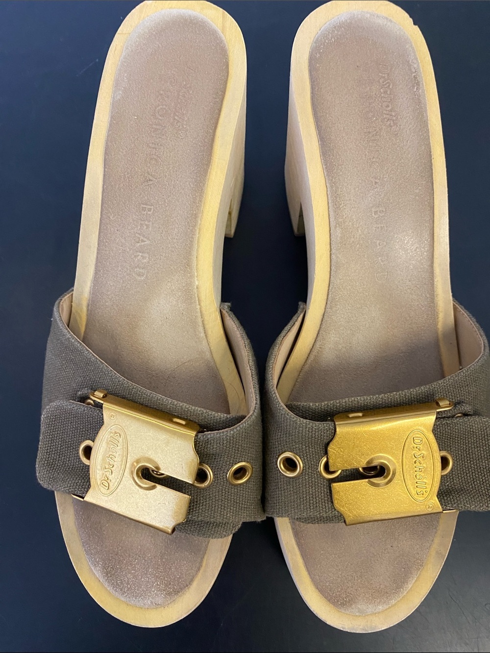 Veronica Beard Dr Scholls Mules like new worn once for fashion show 9